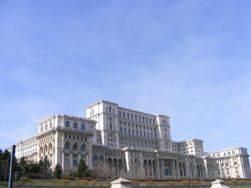 Parliament of Romania is in the Headquarters of House of People