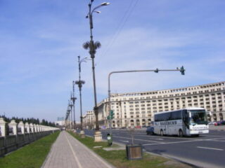 Unirii Square near House of Parliament