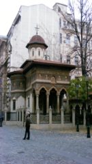 BUCHAREST OLD CITY STAVROPOLEOS CHURCH