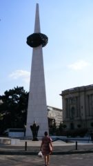 BUCHAREST REVOLUTION SQUARE MONUMENT