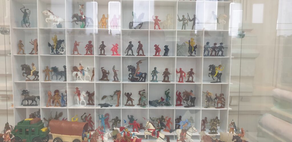 The plastic soldiers have been the friends of almost every child in Eastern Europe before 1990 and even today at Toys Museum Bucharest