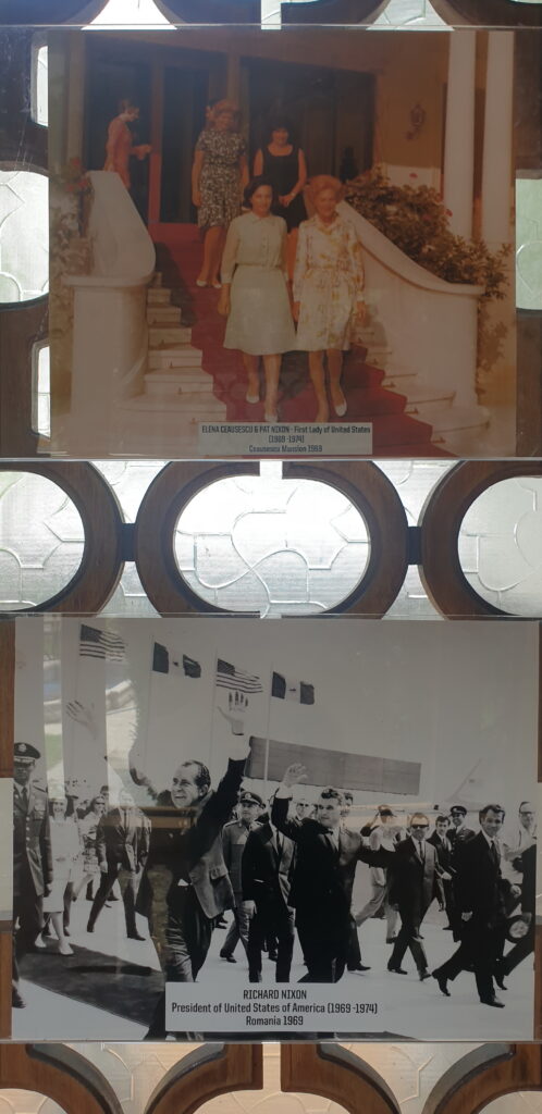 Ceausescu and Richard Nixon at Bucharest in 1969