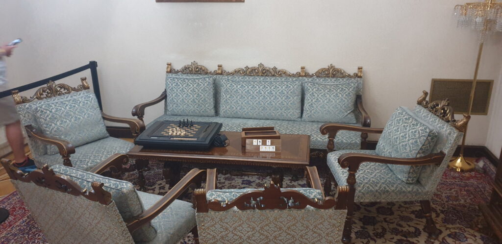 Ceausescu nap room at Ceausescu private residence in Bucharest