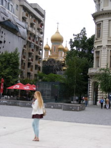 Entrance to Bucharest Old City from the University Square